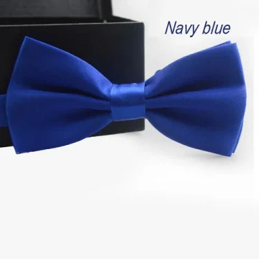 Classic Men Bowtie Boys Grils Children Bow Tie Fashion Solid Color Green Red Black White Green Wedding Ties Accessories 2
