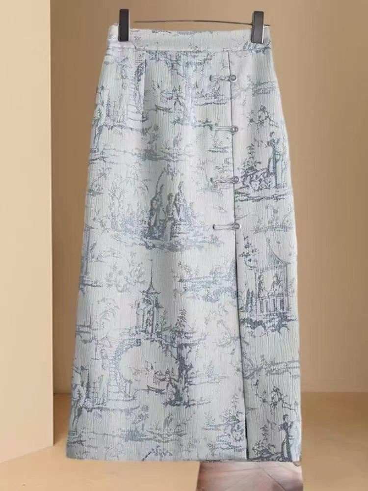 New Summer Women's Dress High-end New Chinese Style Cold Zen Suit - Image 4